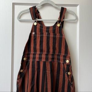 Big Bud Press Brown Stripe Overalls in Size XS